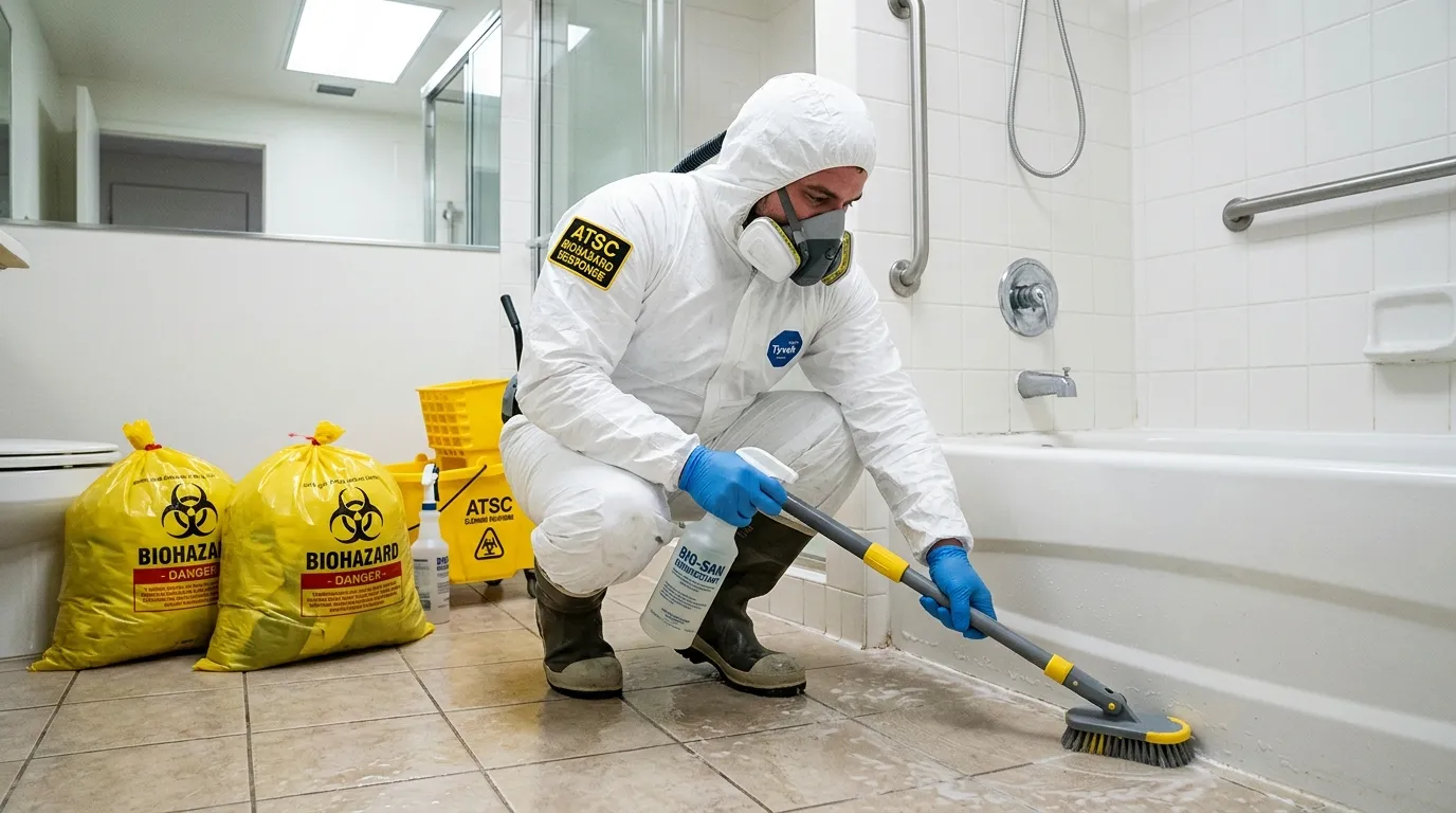 Decontamination equipment deployed for Blood Cleanup in Palos Verdes Estates